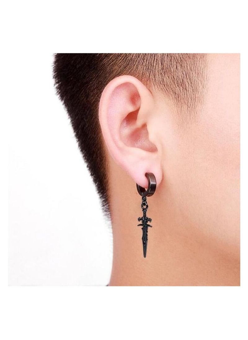 Generic - 1 Pair Cool Punk Stud Earrings Fashion Hip Hop For Men And Women - Image 1