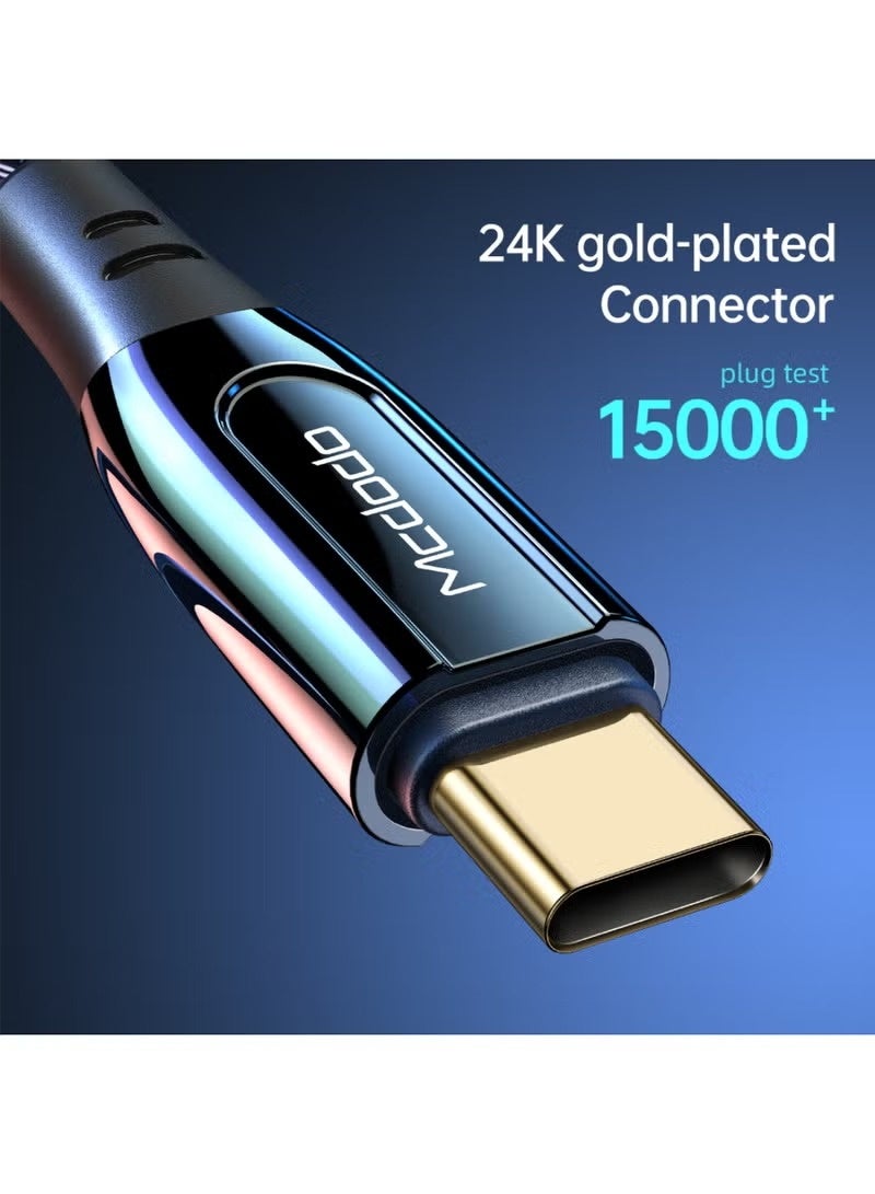 Mcdodo 100W PD Fast Charging USB-C to USB-C Cable, 1.2m, Zinc Alloy - Image 3
