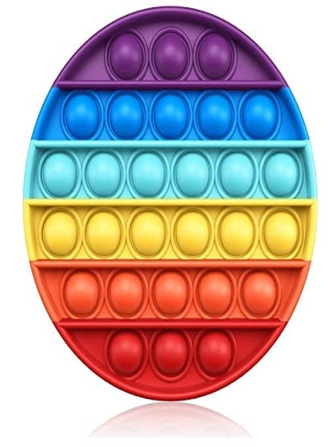 Little More LITTLEMORE Pop Fidget Toy Push it, Pop it Bubble Fidget Sensory Toy for Kids and Adults Fidget Popper Stress Reliever Sensory Fidget Poppers (pop it(Round Square)-N) - Image 3