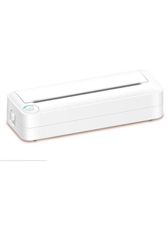 Generic A4 Paper Printer Direct Thermal Transfer Wirless Printer Mobile 210mm Mini Mobile Photo Printer USB BT Connection with 1 Roll Thermal Paper  - Image 1