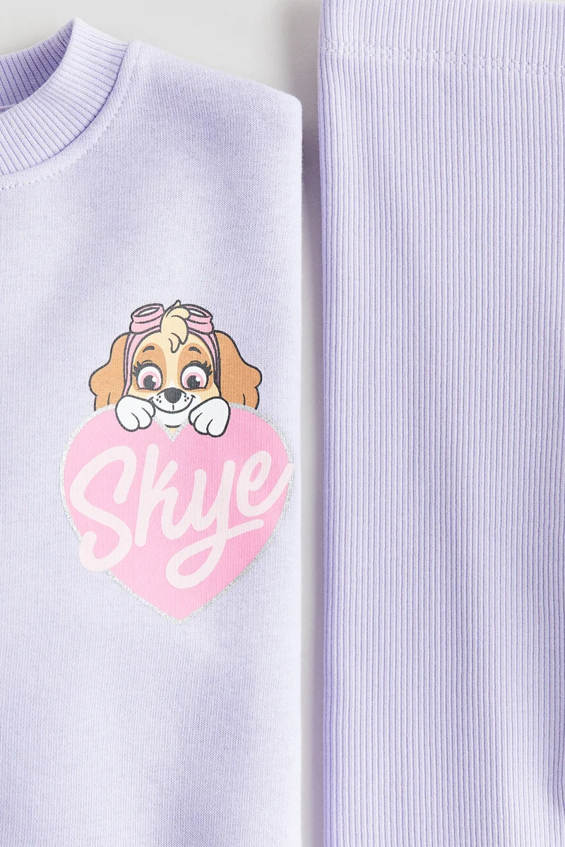 H&M 2-piece top and leggings set