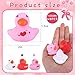 Wehhbtye 48 Pcs Valentines Day Rubber Duckies 2 Mini Valentine Themed Ducks 3 Colors Love Heart Ducky for Engagement Wedding Decorations Party Favors Pool Bathtub - Image 4