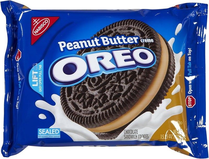 Oreo Peanut Butter Sandwich Cookies - 15.25 oz - Image 1