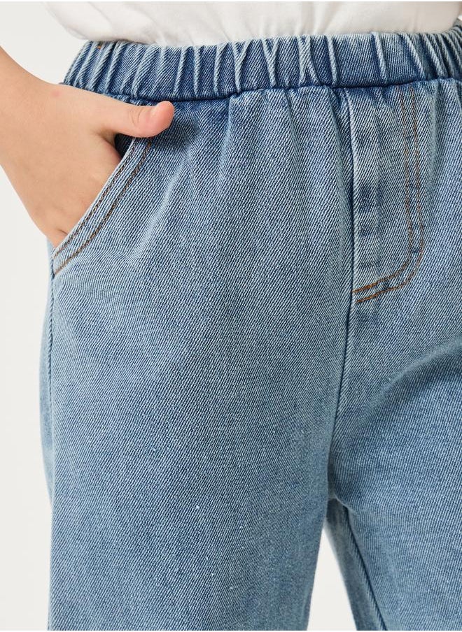 Styli Styli Plain Elasticated Waistband Jogger Jeans  - Image 3