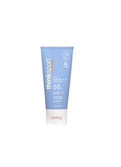Thinksport Thinksport Mineral Sunscreen, SPF 50 Clear Zinc Oxide Sunscreen, 2 Fl Oz, Water Resistant Reef Safe Sunscreen, Broad Spectrum UVA/UVB Sun Screen  - Image 1