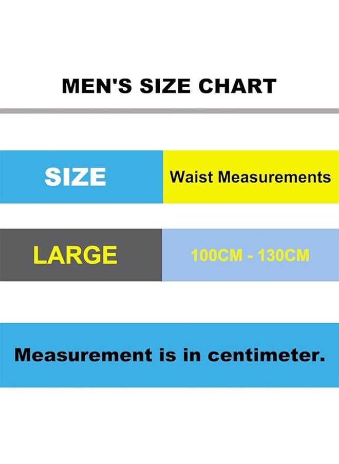No Buckle Elastic Belt For Men — Fits 4cm Belt Loops, Comfortable and Easy To Use（Size:L）