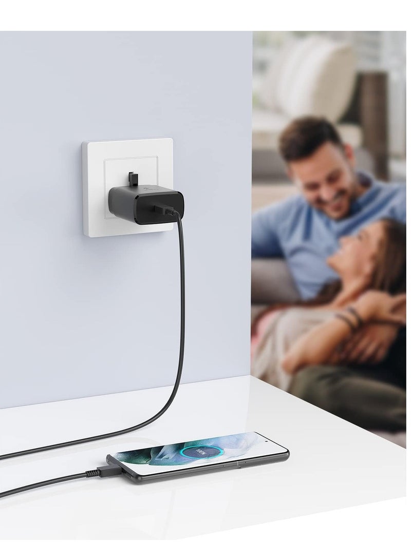 ELTRAZONE For Samsung Charger, 45W USB C Super Fast Charging with 1.5m Cable Compatible with Samsung Galaxy S24 S23 S22 S21 S20 Ultra, S24+ S23+ S22+ S21+, A53, A15, A55, A54, Type C Power Adapter  - Image 5