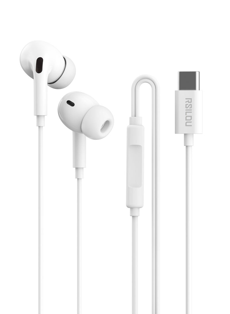 ارسيلو سماعة أذن ستيريو رقمية سلكية R3501-001 من النوع C، نقل صوت بدون فقدان، جودة صوت مكبر صوت محسّنة، جودة مكالمات عالية الدقة، إجابة بلمسة واحدة - Image 1