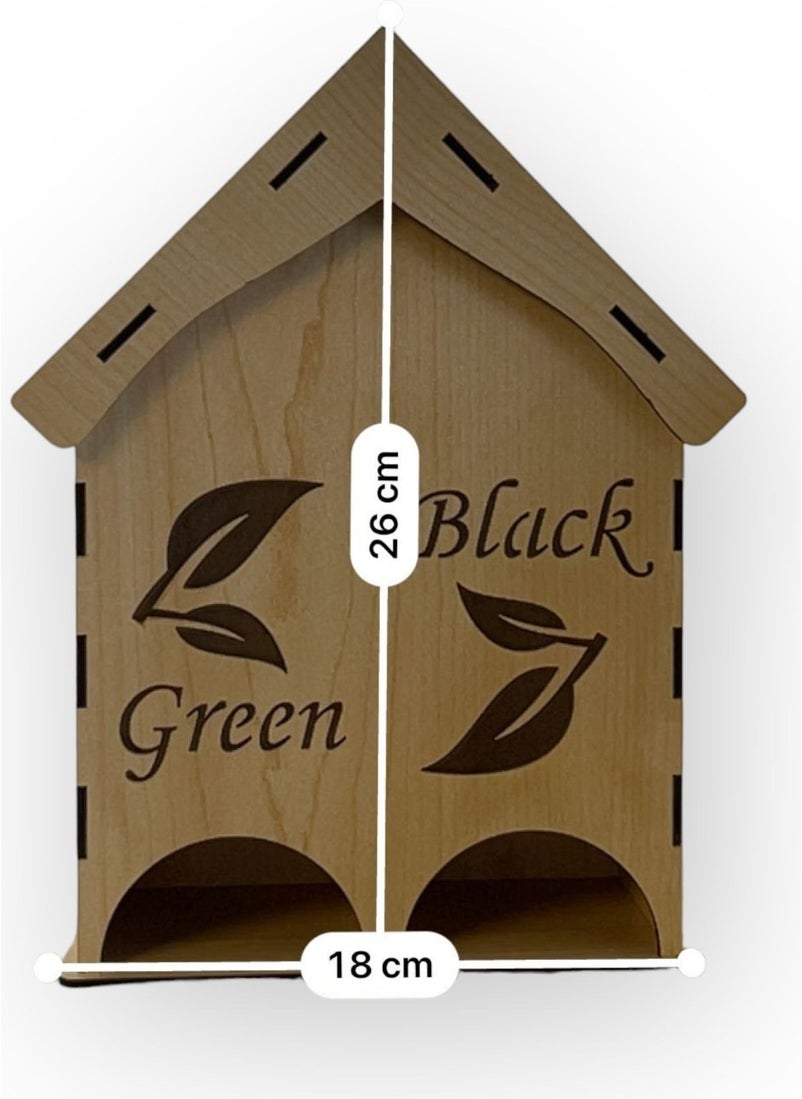 Dalyan House Shaped Tea Bag Box  - Image 2