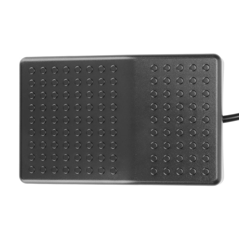 USB Foot Switch: 1 Ergonomic Wide Pedal, Sensitive Photoelectric Switch - Programmable Custom Functions, Single Foot Pedal for Gaming, Transcription, Hospital Image Scanning & Hands-Free Environments - Image 5
