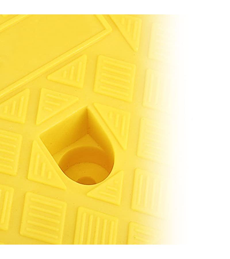 Yellow Curb Ramp 13cm High Nonslip Driveway Threshold for Cars - Image 2