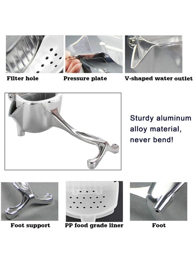 Chee Mong Alloy Lemon Squeezer - Heavy Duty Hand Press Fruit Juicer  - Image 4