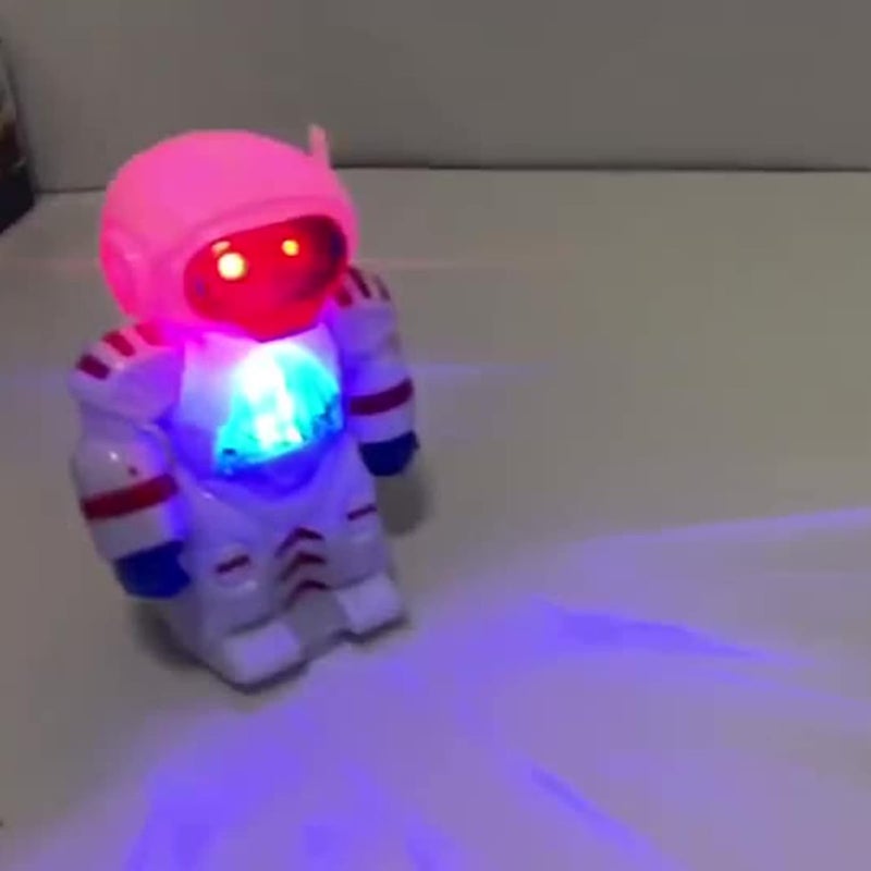 klarako Dance Robot Toy, Electric Universal Singing Dancing LED Light Robot, Music Interactive Robot Toy with Music and Colorful Lights, Best Birthday/Christmas Gifts for Kids 3+ Years Old (White) - Image 4