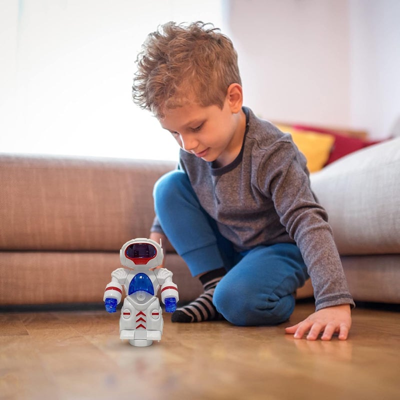 klarako Dance Robot Toy, Electric Universal Singing Dancing LED Light Robot, Music Interactive Robot Toy with Music and Colorful Lights, Best Birthday/Christmas Gifts for Kids 3+ Years Old (White) - Image 3