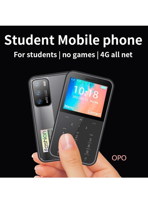 OPO Mini Children's Card Pocket Phone Student Keypad Phone with Location Tracking and Internet Game Restriction