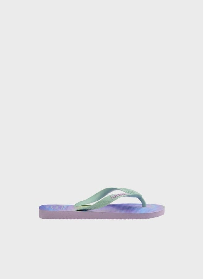 Havaianas صنادل هافاينا العصرية بطبعة حزام بين الأصابع - Image 1