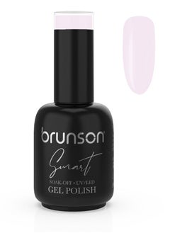 brunson Gel Nail Polish, 15ml Smart Gel Nails Glossy Shine Finish Long Lasting Soak off UV/LED Gel Polish for Nail Art French Manicure Pedicure Salon Quality Chip Resistant Gel Nail Extensions UV Gel BSN139 