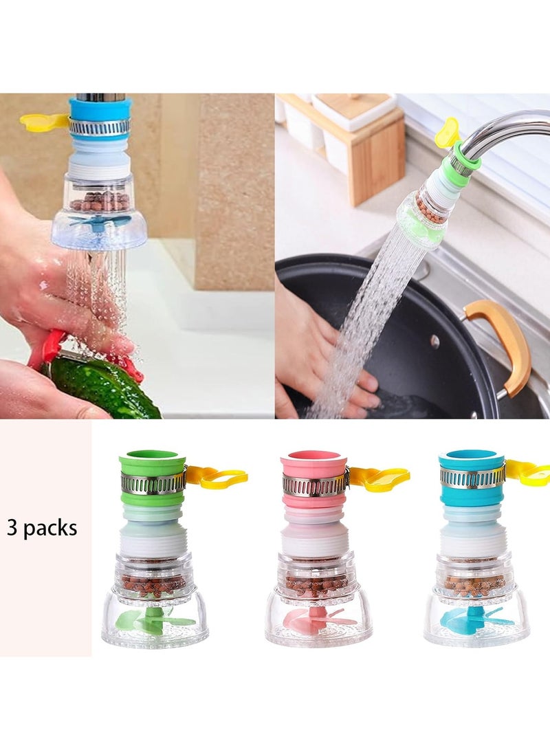 Raxoom Adjustable Water Tap Extender Faucet Water Filters with Mineral Stone Efficient Filtration for Kitchen Accessories - Image 2