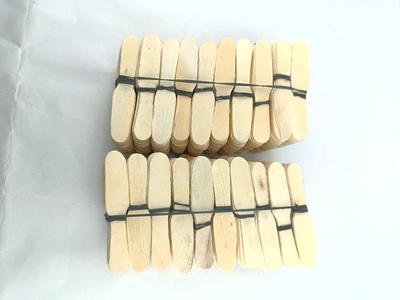 advancedestore Pack of 1000 Ice Cream Wooden Spoons Eco-Friendly Wooden Spoons (3inches) - Image 1