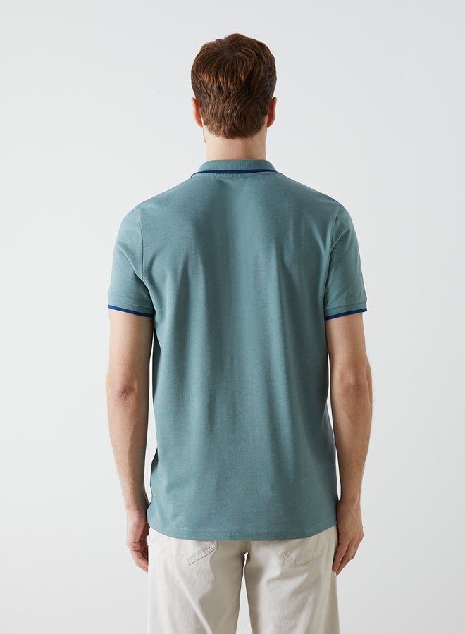 LC WAIKIKI Polo Neck Short Sleeve Pique Men's T-Shirt  - Image 4