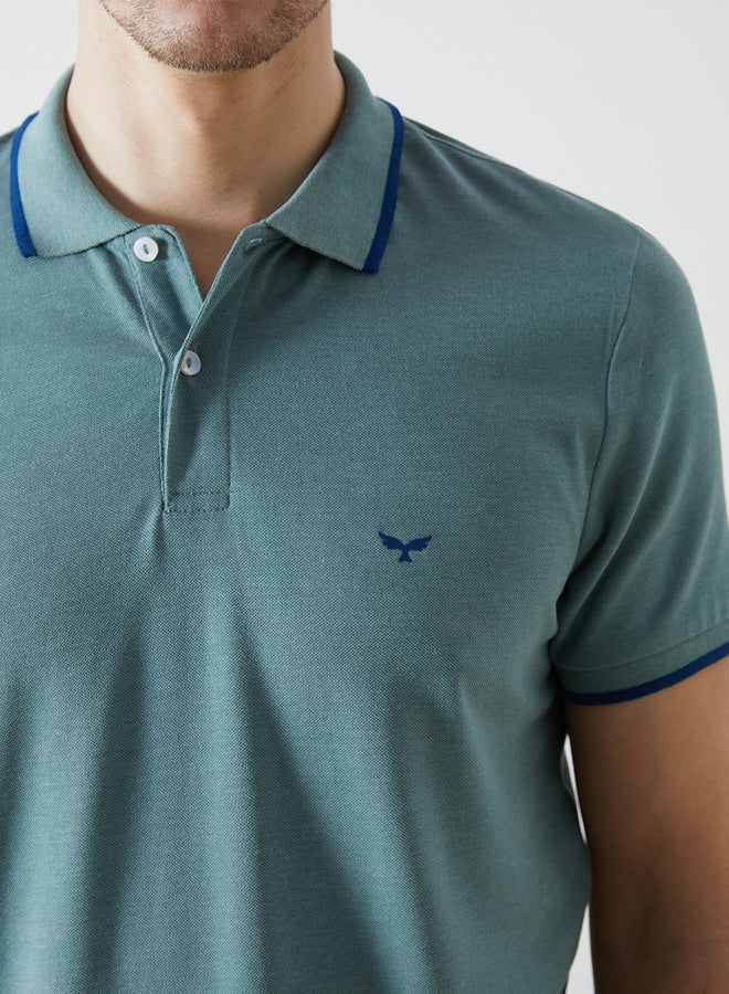 LC WAIKIKI Polo Neck Short Sleeve Pique Men's T-Shirt  - Image 3