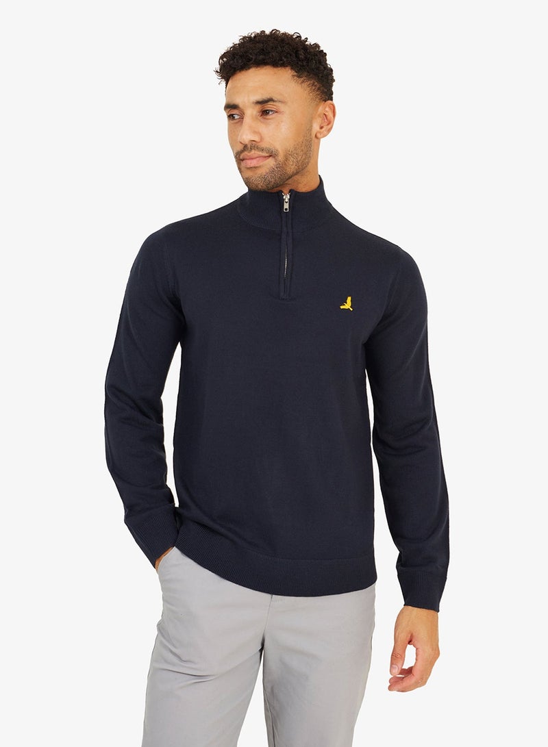 BRAVE SOUL Half Zip Pullover Sweater - Image 1