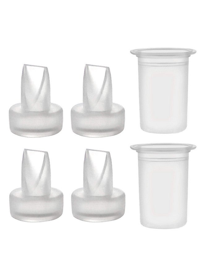 Maymom Pump Parts Compatible With Ameda Purely Your Pumps Mya Joy Pump But Not Mya Pro; (4 Duckbills 2 Membranes) - Image 1
