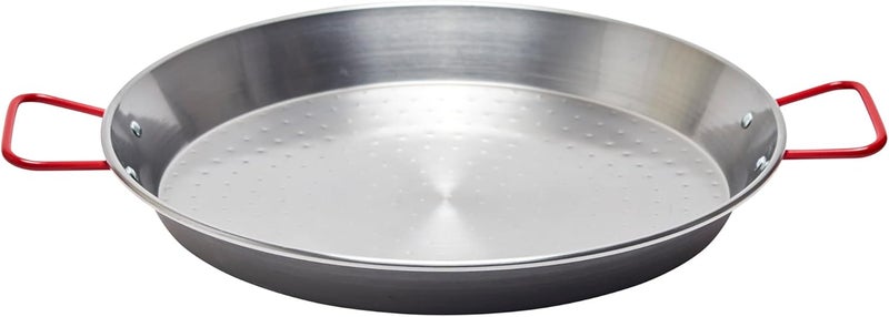 Garcima 14-inch Carbon Steel Paella Pan, 36cm, Silver - Image 1