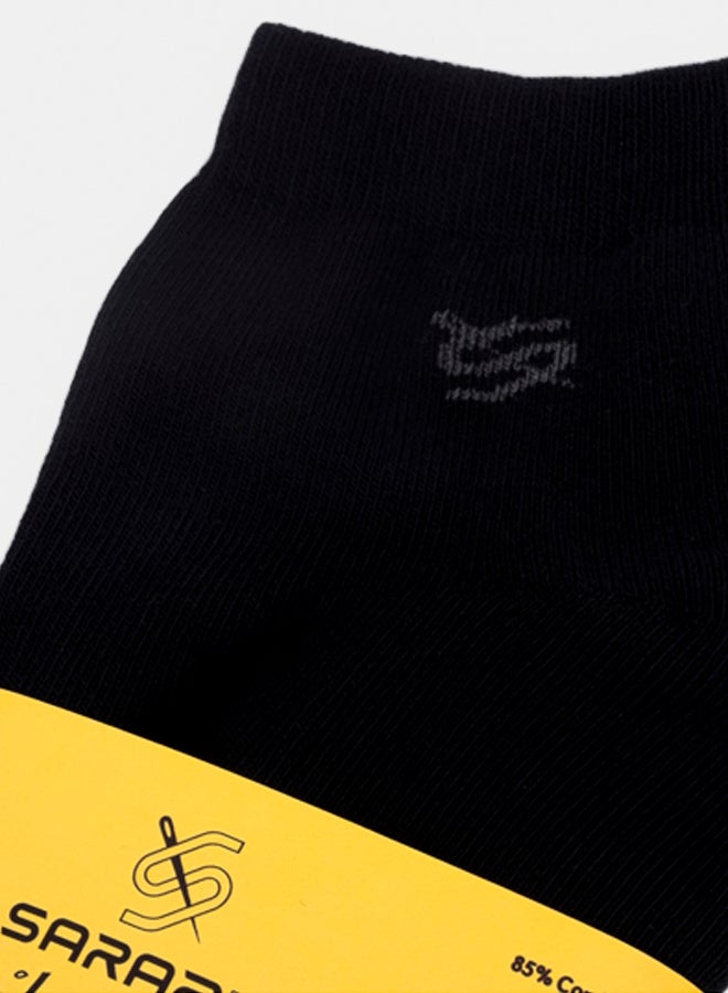 Sarabil Half A Towel Socks Black - Image 2
