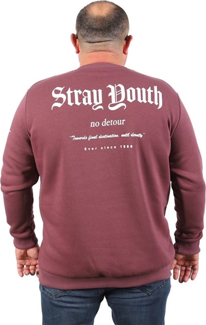 Starbattal Men's Sweat Stray South 22730 Lilac - Image 5