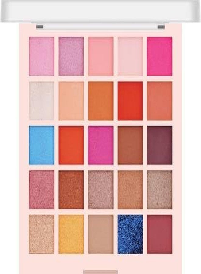 كيس بريتي لوحة ظلال العيون Kiss Pretty Perfect Chic 25 متعددة الألوان تدوم طويلاً وذات صبغة عالية 28 غرام (متعددة الألوان-أ) - Image 1