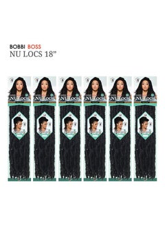 BOBBI BOSS Synthetic Hair Crochet Braids African Roots Braid Collection Nu Locs 18 (6Pack Bug)  - Image 3
