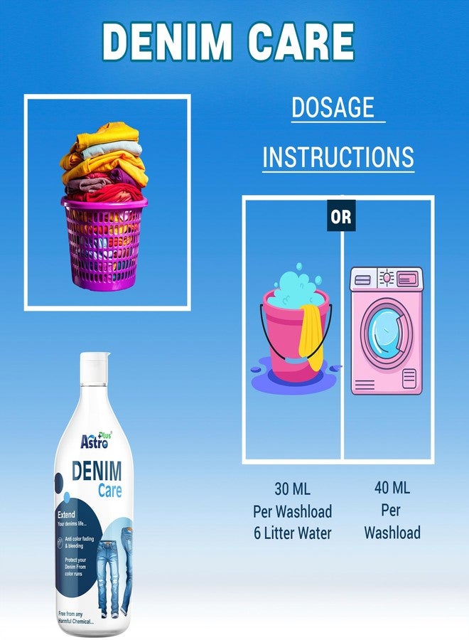 ASTRO PLUS + Astro Plus+ No 1 Special Denim Care Liquid Wash- 500 ml I Ultimate Solution For Washing All Your Denim and Jeans-Jacket - Image 3