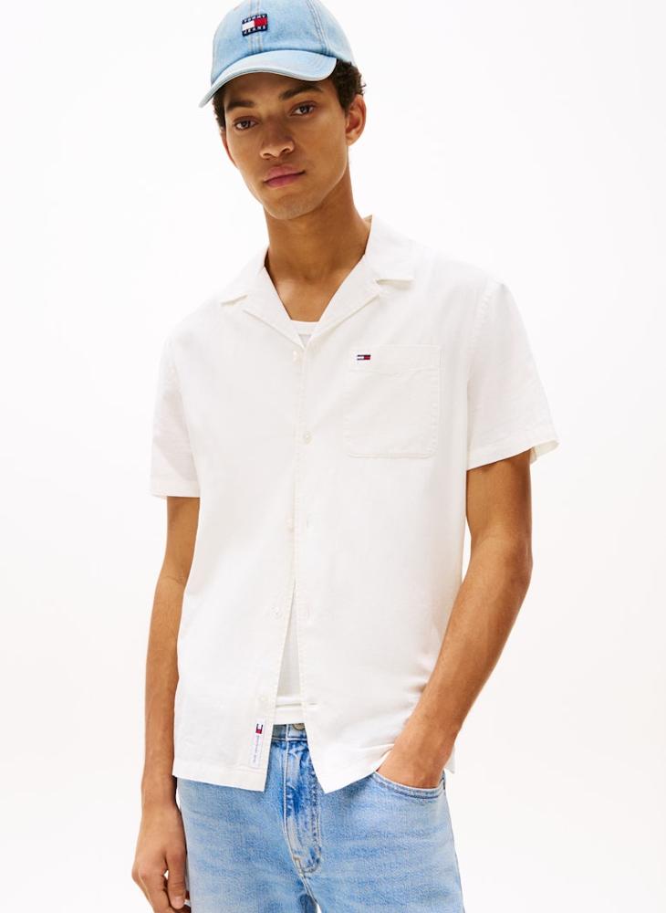 TOMMY JEANS Linen Blend Shirt  - Image 1