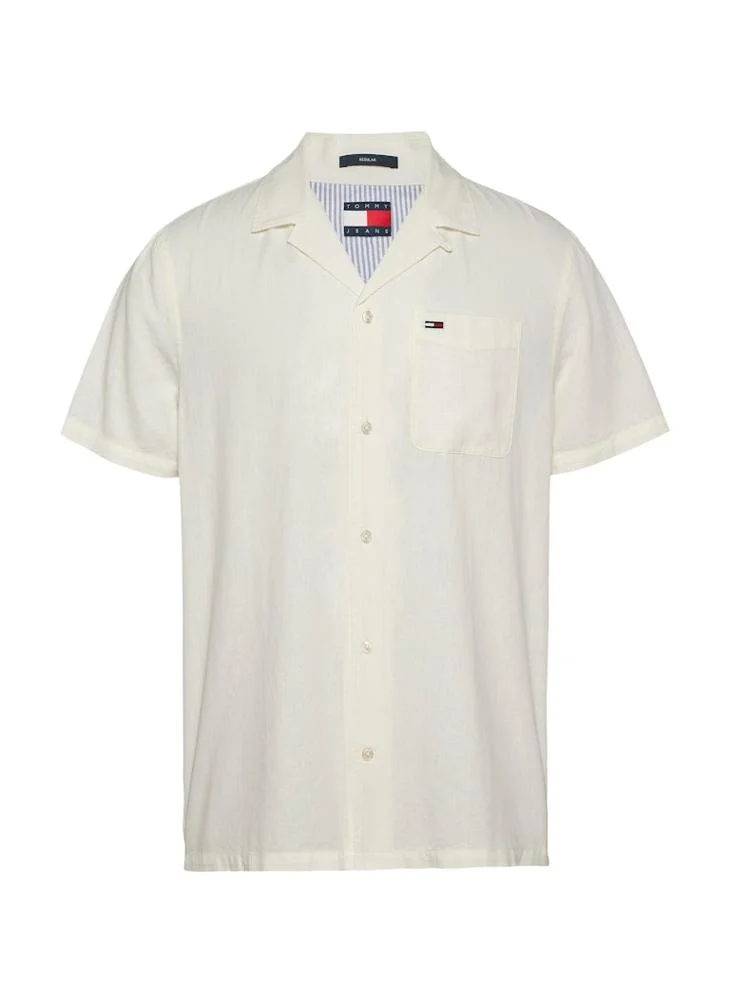 TOMMY JEANS Linen Blend Shirt
