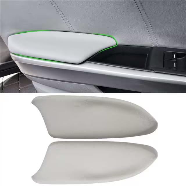 APESER Compatible with Honda Accord Door Panel Armrest Lids 200820122 Pcs PU Leather Front Door Panel Armrest Cover Replacement for Accord Sedan EXEXLLXLXPSEGrayNOT Fit for Coupe Model