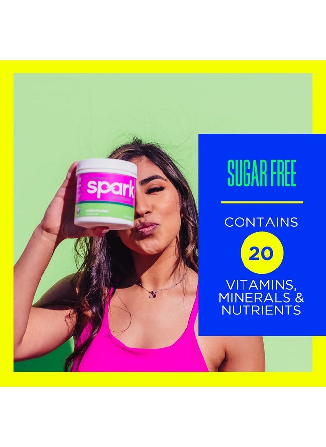 AdvoCare AdvoCare Spark Vitamin & Amino Acid Supplement - Focus & Energy Drink Powder Mix with Vitamin A, B-6, C & E - Also Includes L-Carnitine & L-Tyrosine - Watermelon, 10.5 oz  - Image 4
