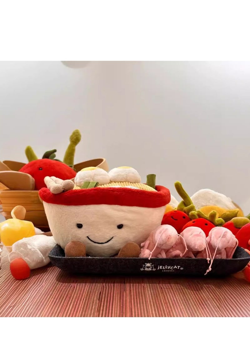 Jellycat Plush Toy - Adorable Ramen Noodle Doll, Perfect Cute Gift for Holidays - Image 4