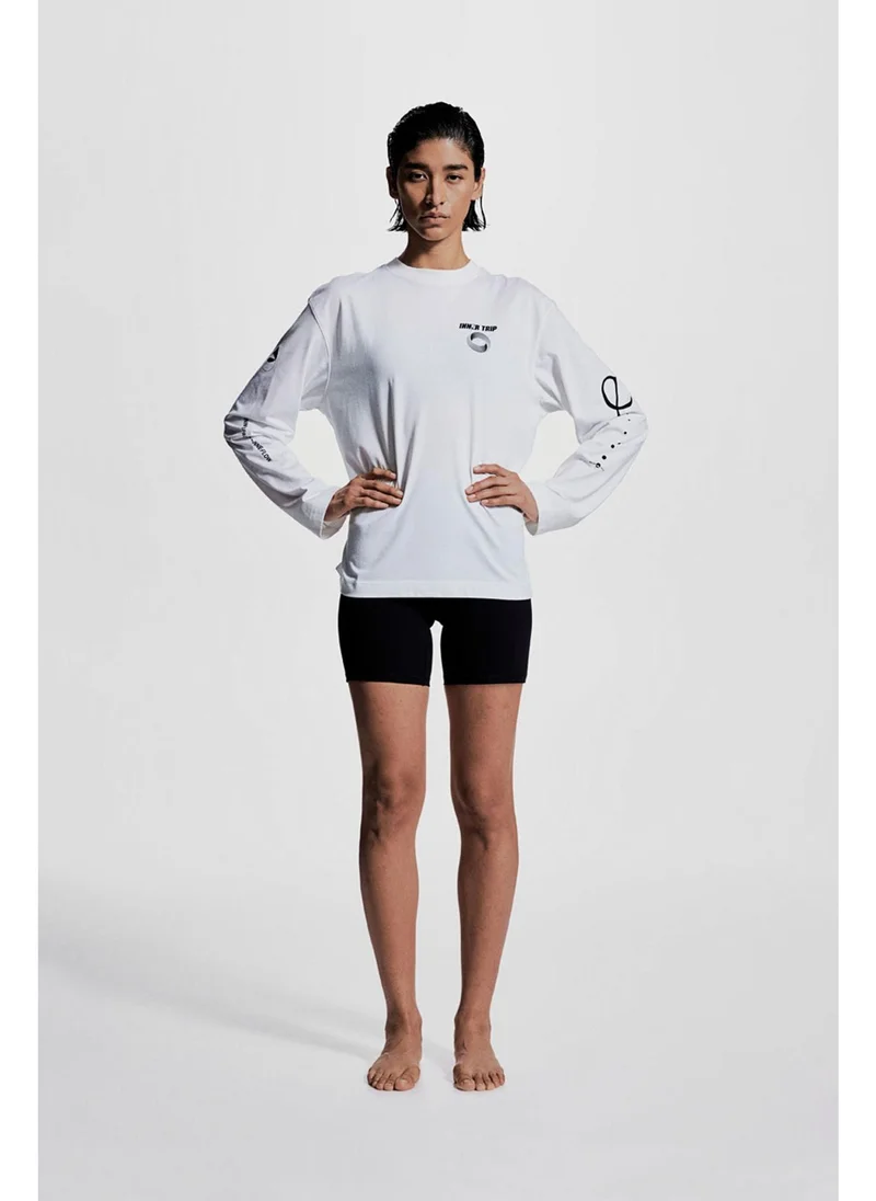 H&M Long-sleeved sports top in DryMove™