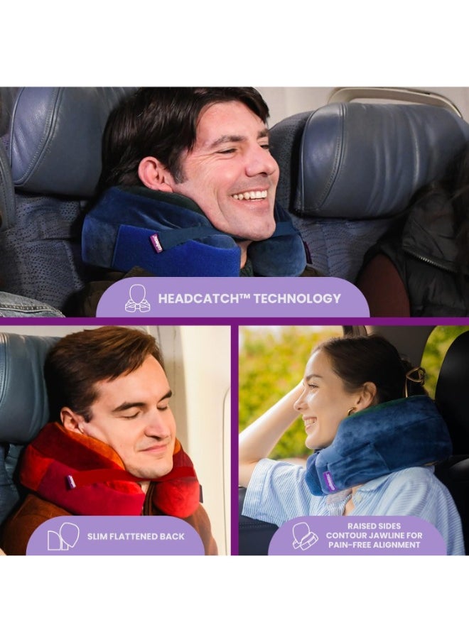 Cabeau - Evolution Earth Pillow - Eco-Friendly Memory Foam Neck Pillow with Chin & Neck Support - Terra Green - Image 1