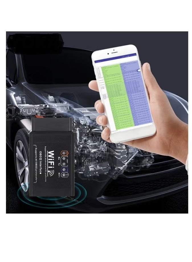 WiFi OBD2 Scanner – Instant Car Fault Detection & Diagnostic Tool, Compatible with iOS, Android & Windows" - Image 3