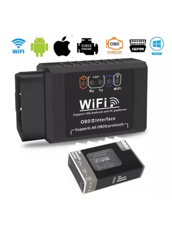 WiFi OBD2 Scanner – Instant Car Fault Detection & Diagnostic Tool, Compatible with iOS, Android & Windows" - Image 1