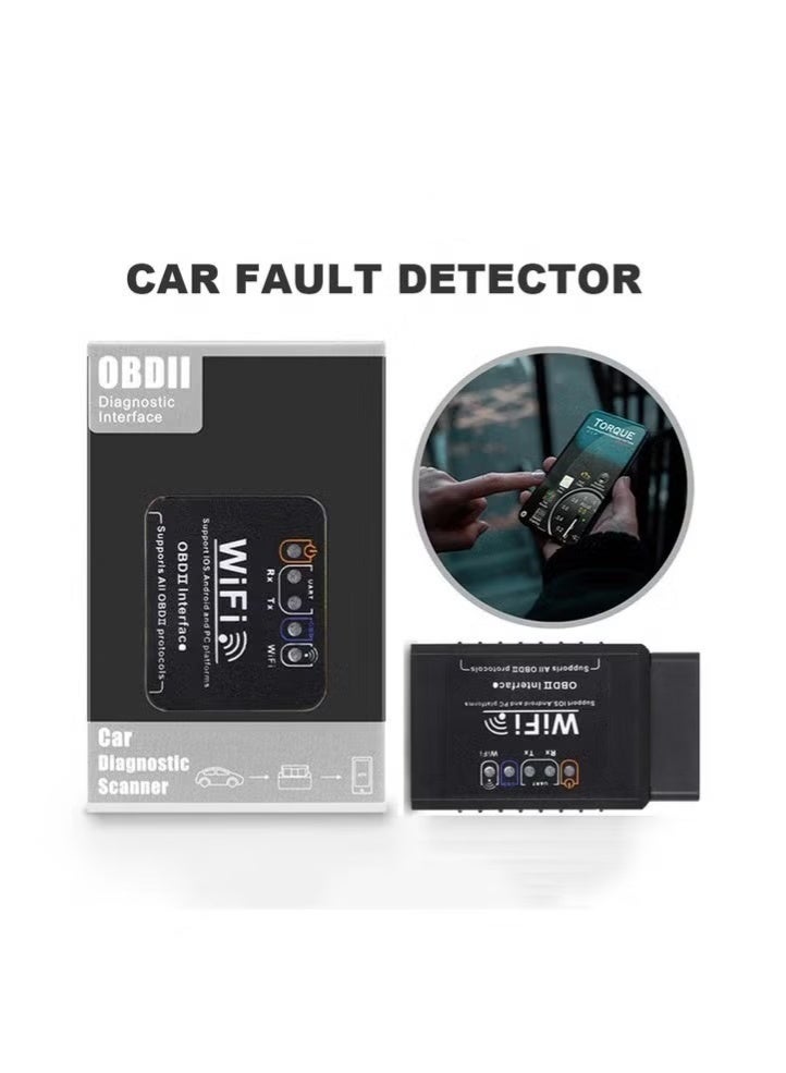 WiFi OBD2 Scanner – Instant Car Fault Detection & Diagnostic Tool, Compatible with iOS, Android & Windows" - Image 2