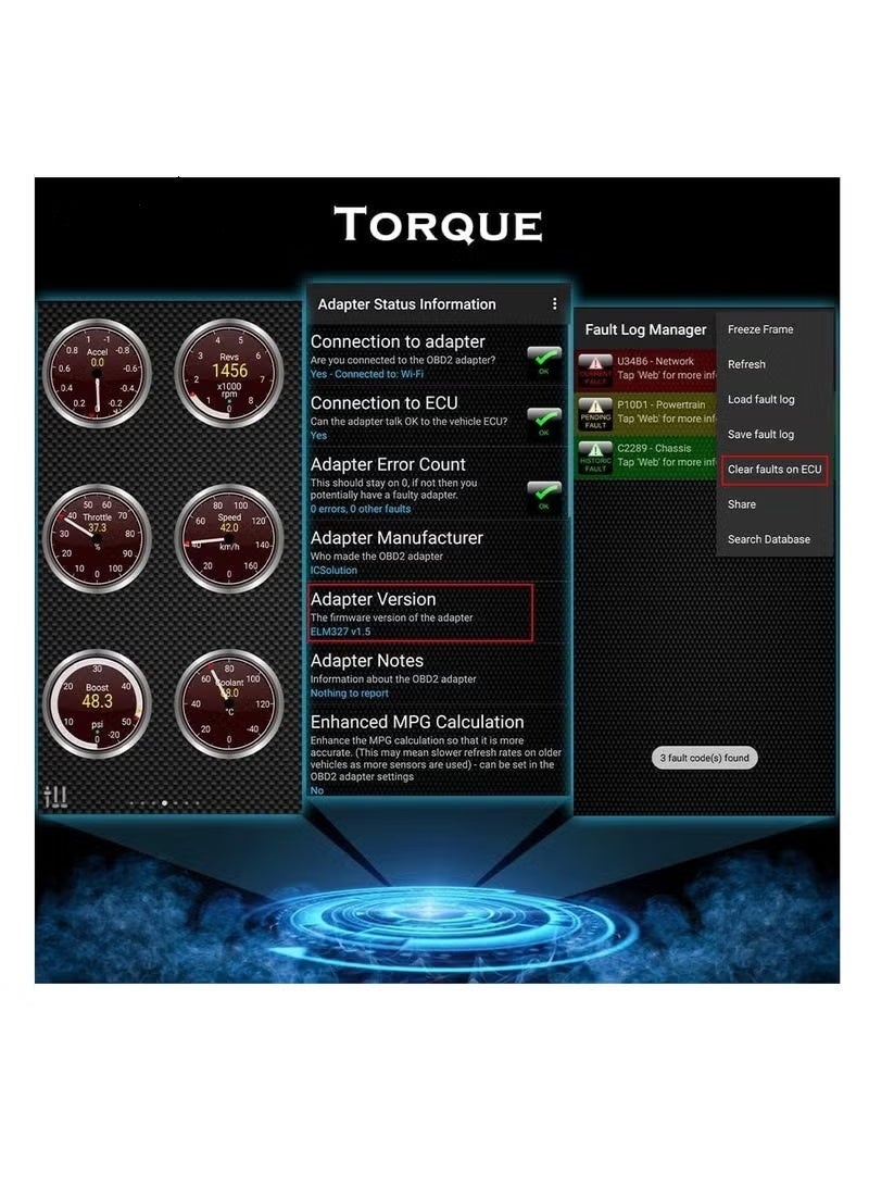 WiFi OBD2 Scanner – Instant Car Fault Detection & Diagnostic Tool, Compatible with iOS, Android & Windows" - Image 4