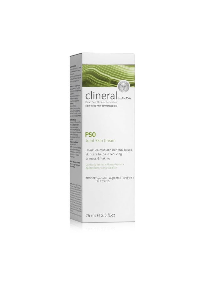 AHAVA Clineral Pso Joint Skin Cream - Reduce joint skin irritation, alleviates dryness & irritations, hydrates areas around the joints, with Osmoter, Dead Sea Mud & Aloe Vera & Shea Butter, 2.5 Fl Oz - Image 2
