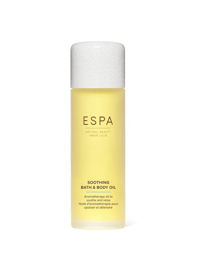 ESPA Soothing Bath And Body Oil 100Ml Myrrh Rose Geranium & Frankincense Menopausefriendly  - Image 1