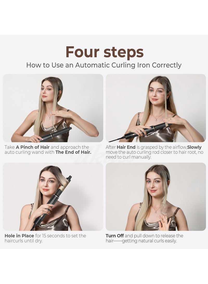 عام مشط هواء حار 5 في 1 ذو أدوات متعددة الوظائف، فهو يمكن استخدامه سواء للجفاف الشعر أو لجعل الشعر مستقيم أو ملتف. مزود بسواق بريطاني. - Image 3