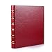 WOT I Deluxe Trading Card Binder 540 Pockets Collectible Card Binder Sleeves Refillable Leather 3 Ring Binder with Double Sided Pockets for Holding Cherished Cards Red - Image 3