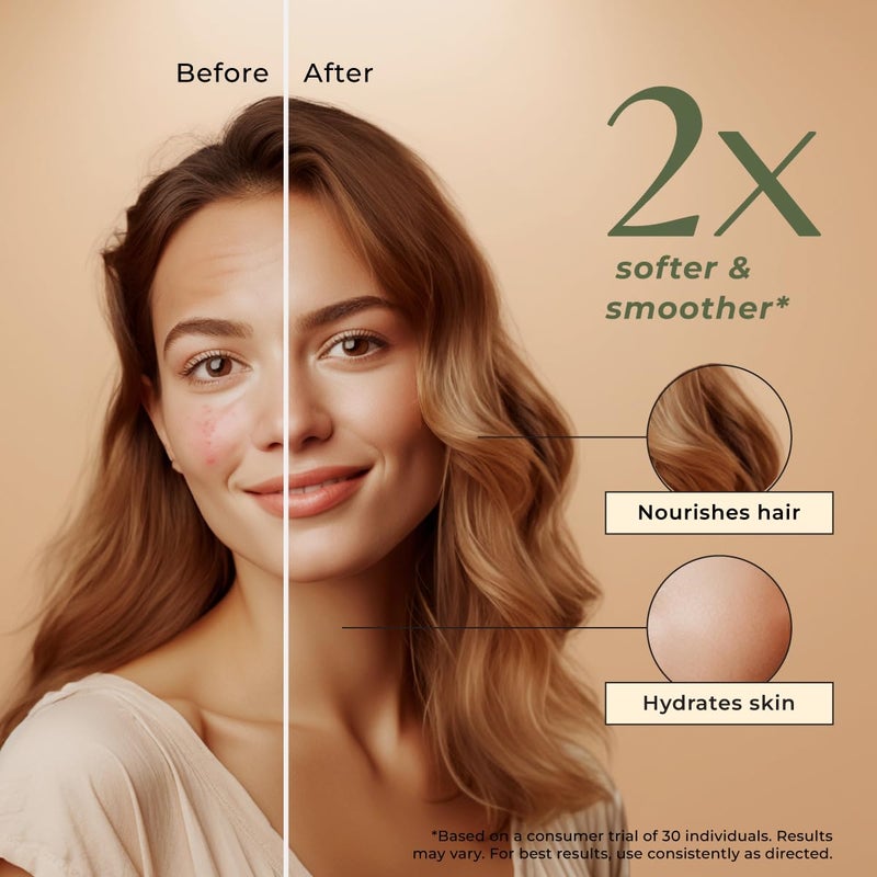 Gya Labs Argan Hair Revival Oil - 3.4 Fl Oz - Non-Greasy Formula for Thickening & Strengthening - Repairs Damaged Hair, Split Ends & Dry Scalp - Image 3