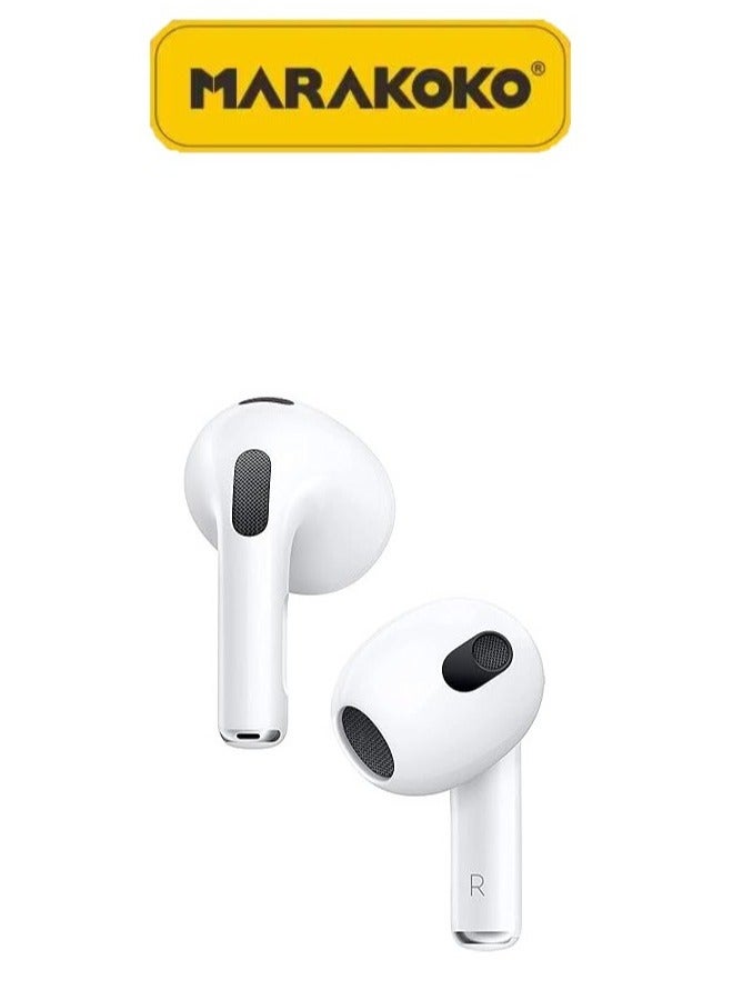 Marakoko bluetooth earbuds with clear, loud sound. earbuds bluetooth with a built-in high-definition mic Touch-sensitive bluetooth headphones. headset wireless bluetooth from Marakoko. - Image 2